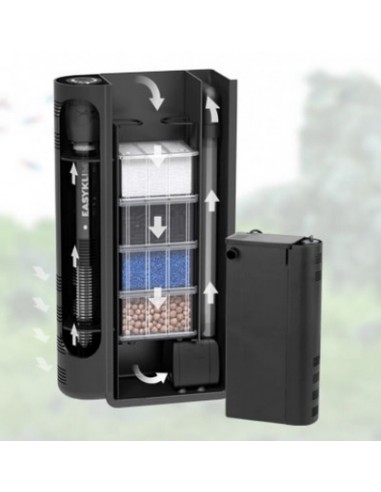 ACUARIO AQUATLANTIS  LED 50 BIO NEGRO